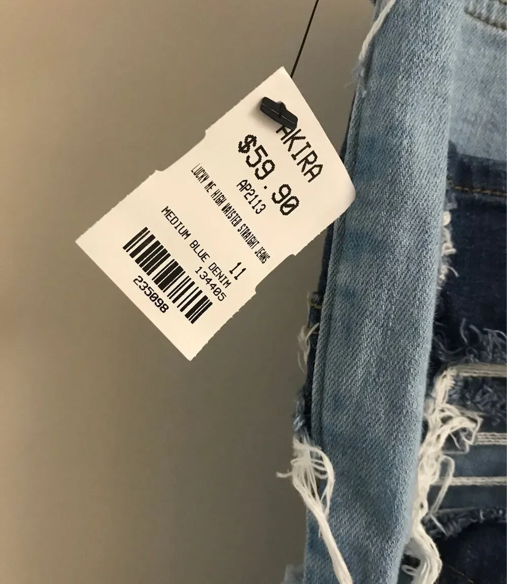 NWT~Super Distressed Aphrodite Flare Leg Denim Jeans~Tag Sz 11~Fits Like Sz 9